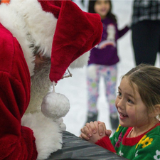 Utah Santa Dave at a company event