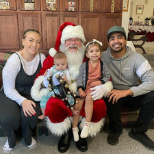 Utah Santa Dave with kids